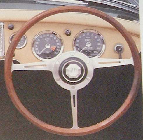Originl style accessory wood rim steering wheel