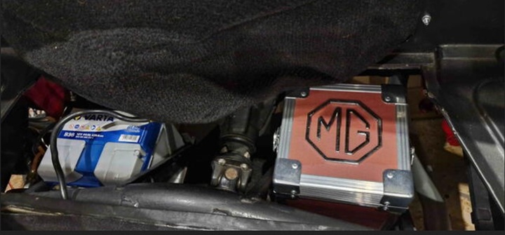 Custom box installed