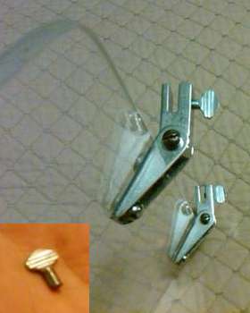 Thumb screws for MGA wind wings