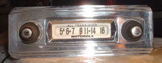 Radio - Motorola push button