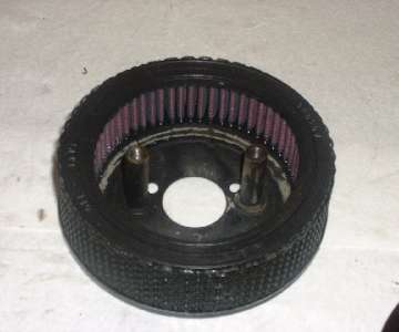 Rear air cleaner without cover