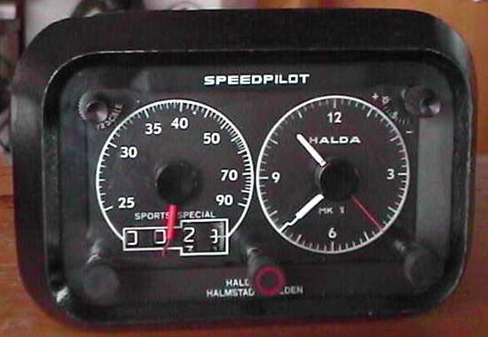 HALDA Speedpilot rally computer