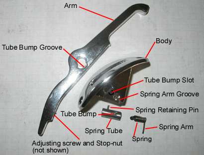 Handle assembly details