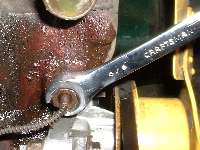 Flare Nut Wrench on flare nut