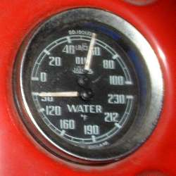 safety gauge in dash