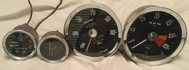 Early MGA 1500 gauges