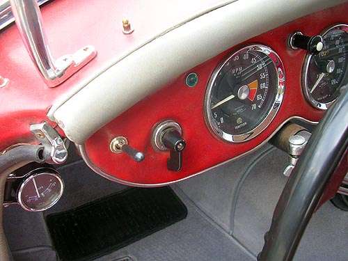 ammeter mounted in MGA