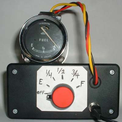 Gauge off scale with signal wire disconnected