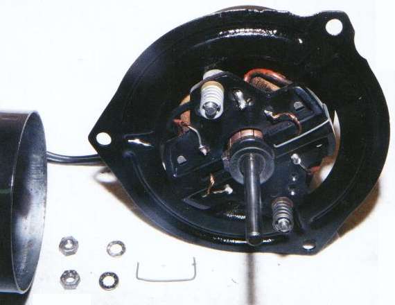 Motor assembled less front cover