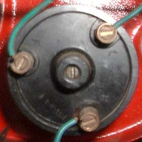 back view of MGA turn signal switch