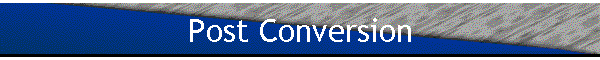 Post Conversion