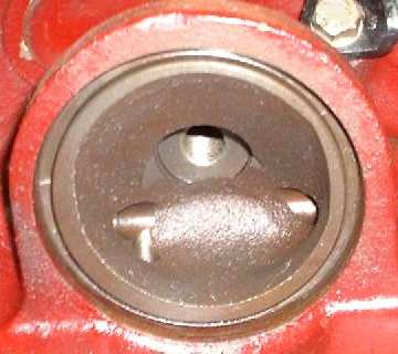 oil filter mount on engine block