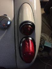Plinth pad for MGA 1600 tail light, too small but fixed