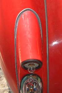 Plinth pad for MGA 1600 tail light, too large