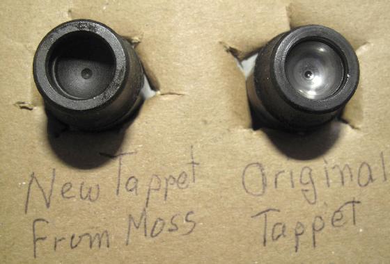 new and old tappets