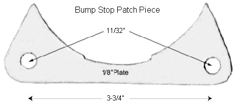 bump stop patch piece