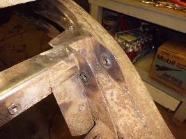 Frame welding repair