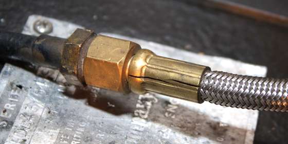cracked fuel line repair cost