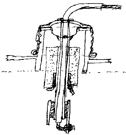 Fluid level indicator sketch