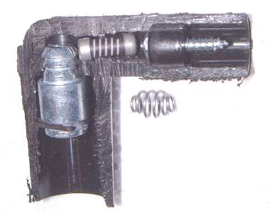 resistor type spark plug connector