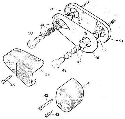 tail light lenses 1600-MK-II