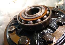 Worn out differential carrier bearing