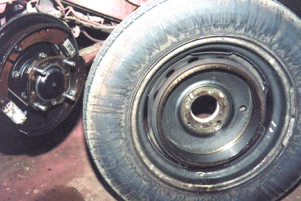 Gear lube inside of rear wheel