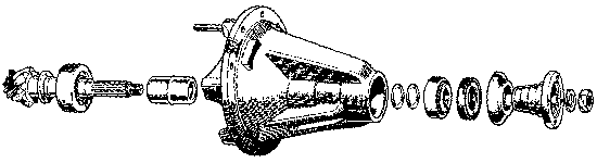 Differential input shaft assembly in carrier