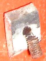 Galvanic corrosion and cut screw