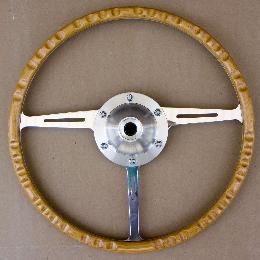Wood rim steering wheel by Mike Lempert (back side)