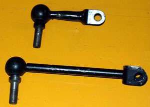 Shortened and welded MGB sway bar link