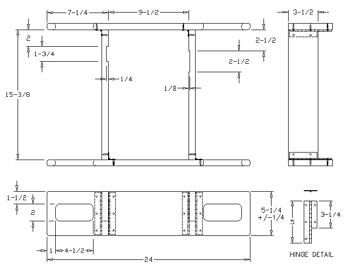 Engine carrier drawing