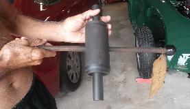 Rear hub nut spanner, factory special tool