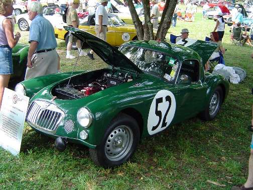 62 Sebring MGA #52 after restoration