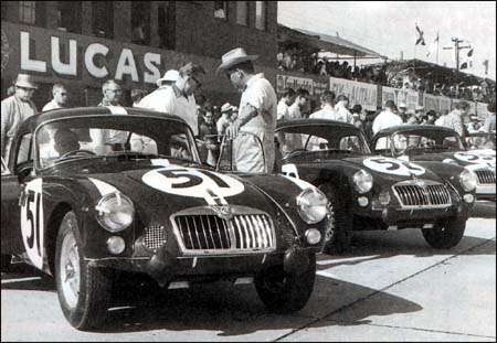 1962 Sebring MGA lineup