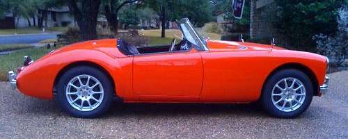 Maxim Verse wheels on the MGA