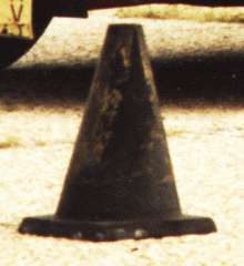 Plastic pylon course marker