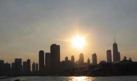 Sunset on Chicago