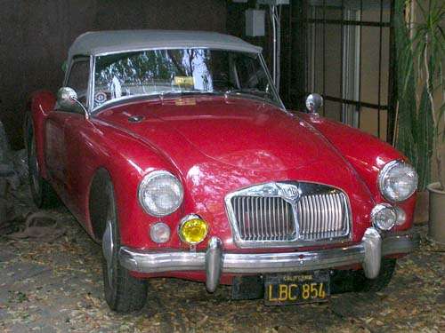 Fog lamps, Lucas 4FT+4LR, on MGA