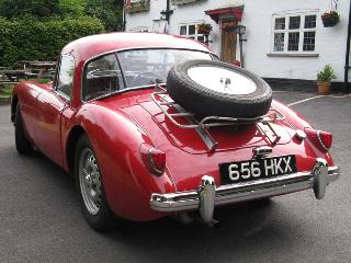 Tire carrier, modified standard rack