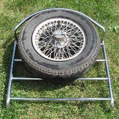 Tire carrier, modified standard rack