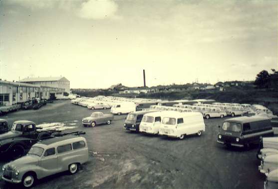 Pressed Metal Corp, cars ready for delivery