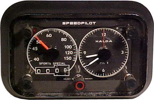 HALDA Speedpilot rally computer