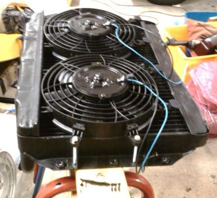 dual electric fans