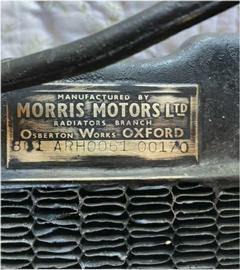 early radiator for MGA