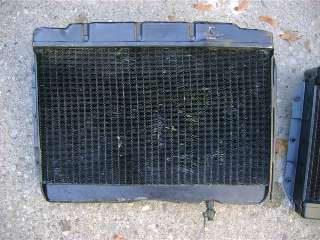 original radiator rear