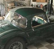 MGA Coupe windscreen bright trim