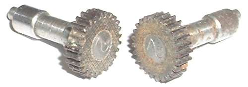 ODO drive gears, 1 good, 1 stripped