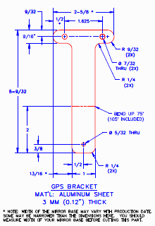 GPS bracket