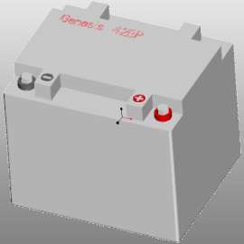 Hawker Genesis 42EP battery